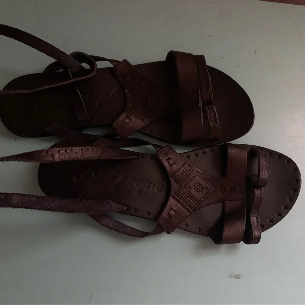 Free People Oliviera wrap sandals sz 37_9